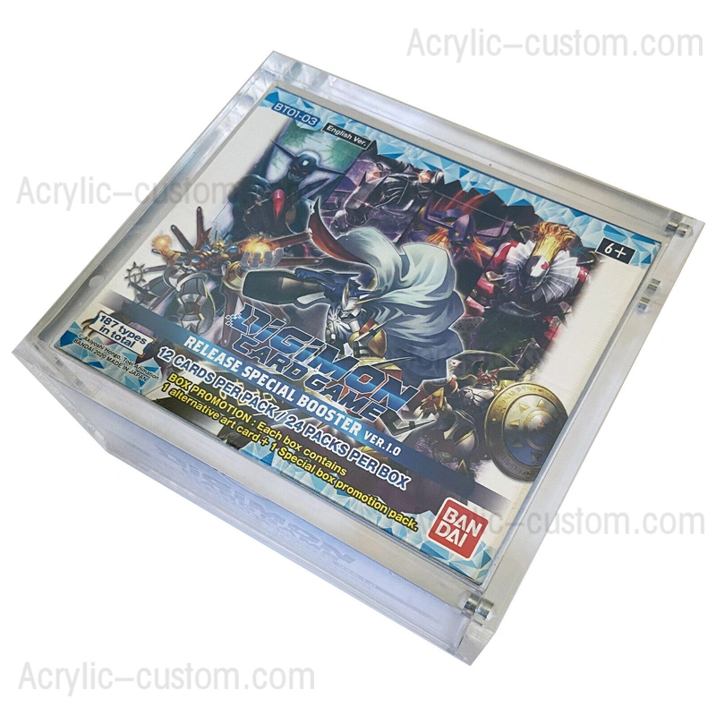 Digimon Game Card Protective Case - Acrylic Booster Display Case