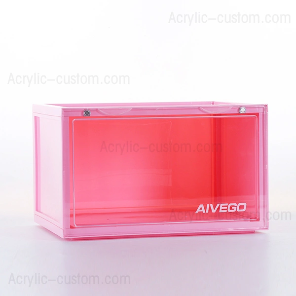 Plastic Stackable Shoe Box - Sneaker Storage Box