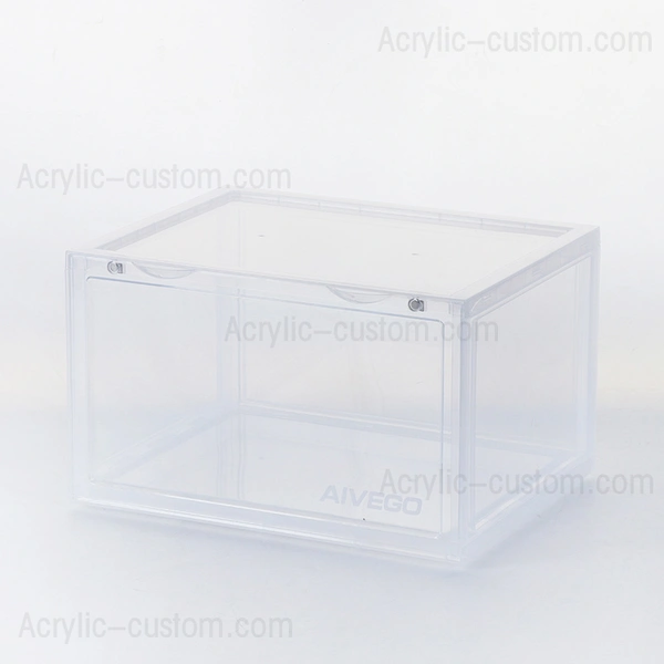 Plastic Stackable Shoe Box - Sneaker Storage Box