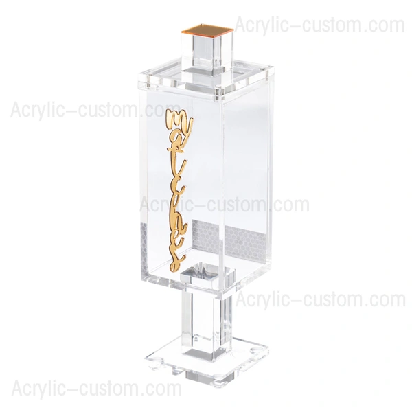 Magnetischer Streichholzhalter – Lucite-Streichholzschachtel