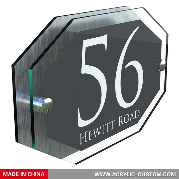 アクリルの家番号-現代の家印