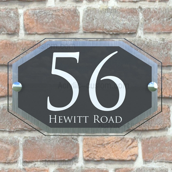 アクリルの家番号-現代の家印