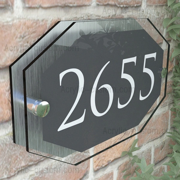 アクリルの家番号-現代の家印