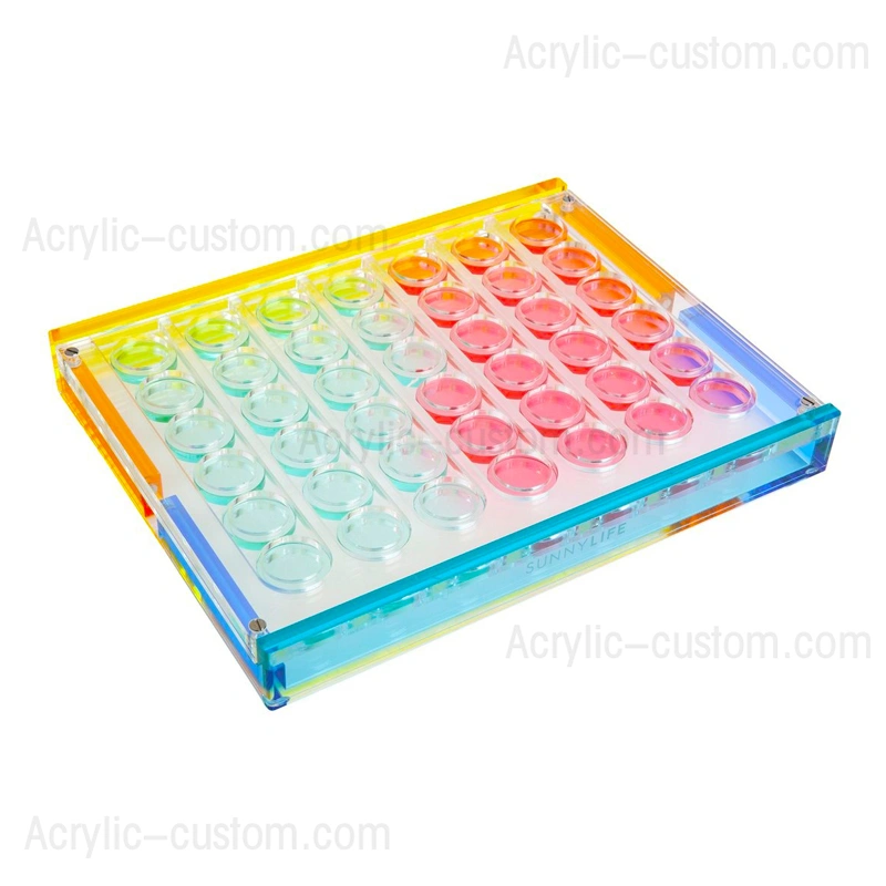 4列のアクリルゲーム-ルーサイトコネクトフォーゲームセット