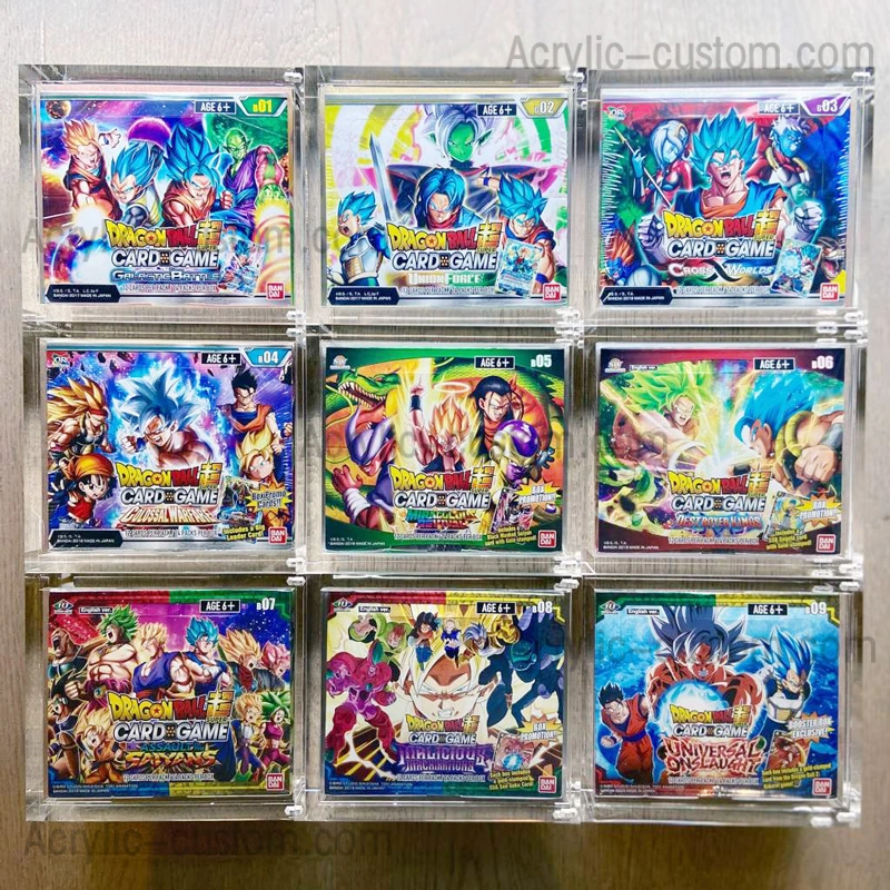 Dragon Ball Super Acrylic Booster Box Magnetic Display Case