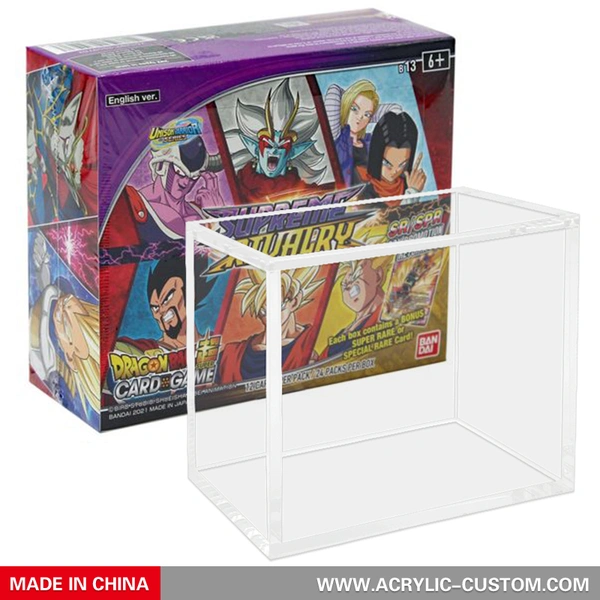 Dragon Ball Super Magnet Acrylic Booster Box Game Card Display Cases