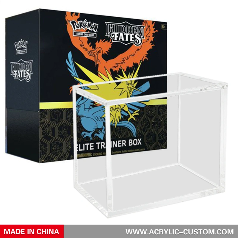 Acrylic Elite Trainer Box Display Case Pokemon Booster Case