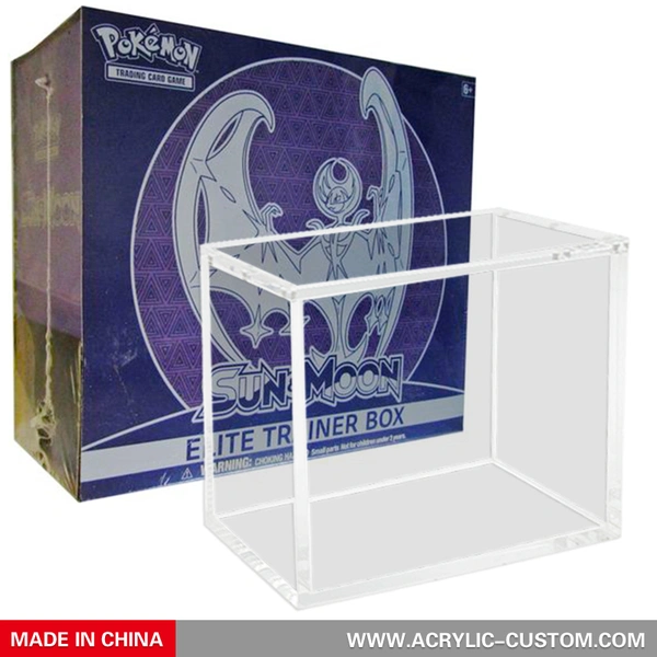 Acrylic Elite Trainer Box Display Case Pokemon Booster Case