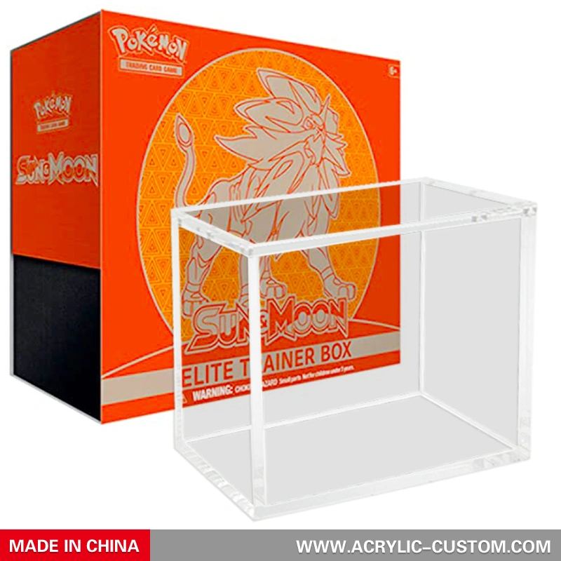 Acrylic Pokemon Booster Box Elite Trainer Display Case
