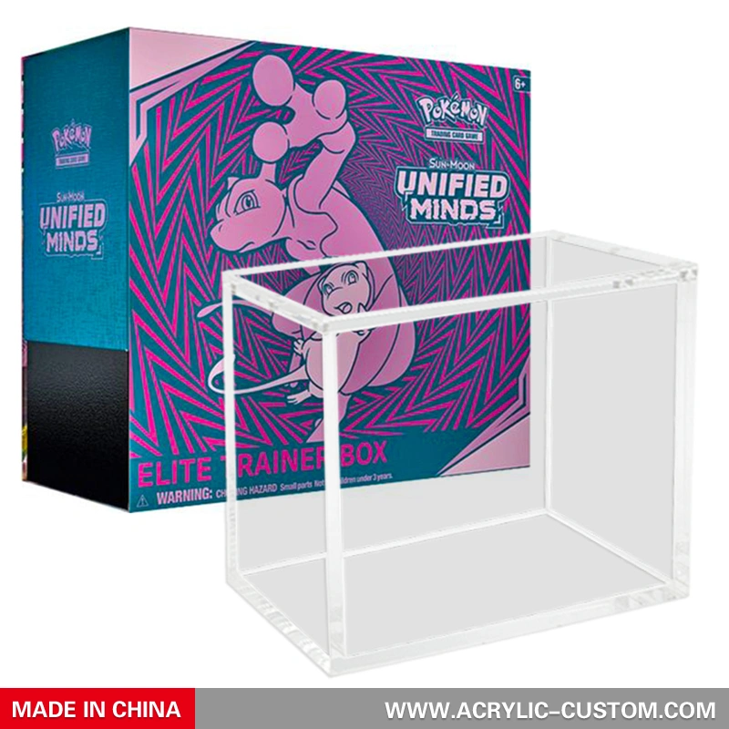 Magnet Pokemon Booster Box - Acrylic Elite Trainer Display Case