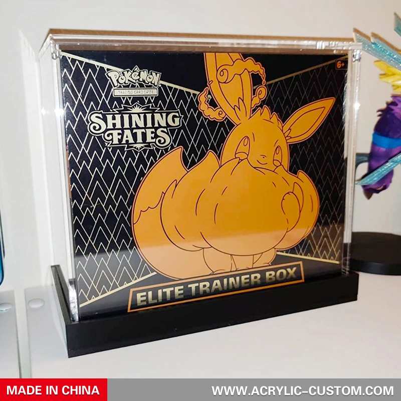 Pokemon ETB Acrylic Magnet Display Cases - Booster Box Acrylic Case