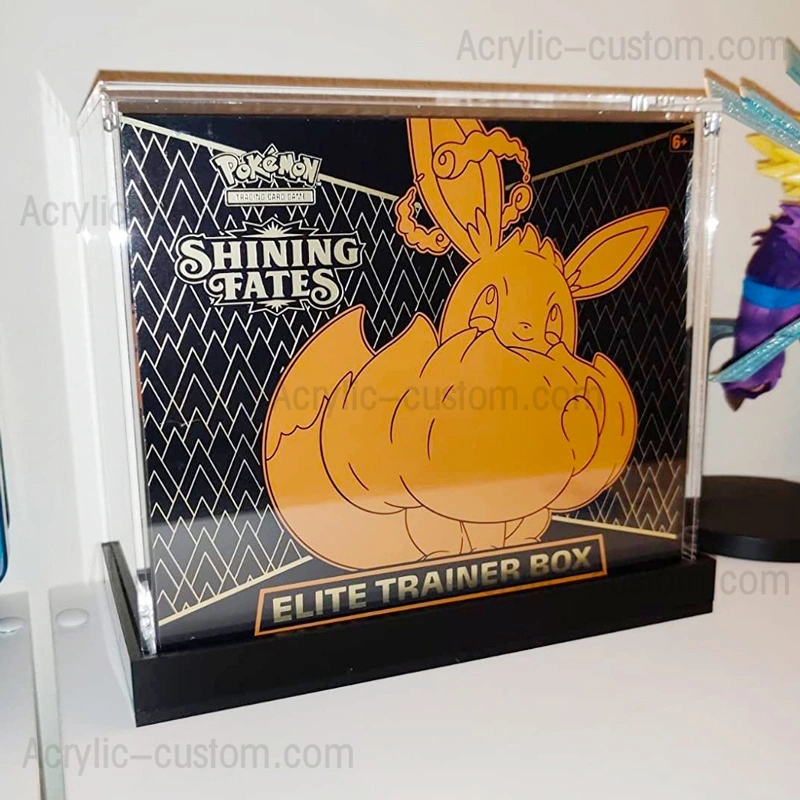 Pokemon ETB Acrylic Magnet Display Cases - Booster Box Acrylic Case
