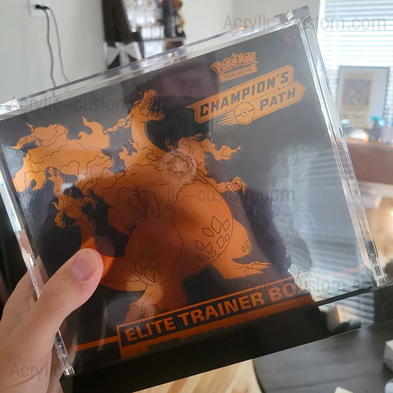 Pokemon ETB Acrylic Magnet Display Cases - Booster Box Acrylic Case