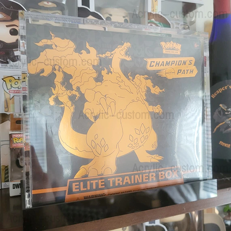 Pokemon ETB Acrylic Magnet Display Cases - Booster Box Acrylic Case