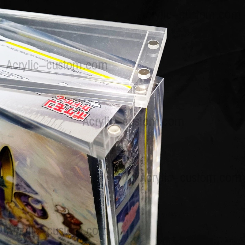 Pokemon Trading Card Booster Box Display Magnetic Acrylic Case