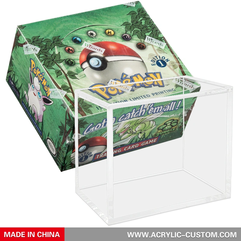 Pokemon Jungle Booster Box Protector Case - Booster Box Acrylic Case