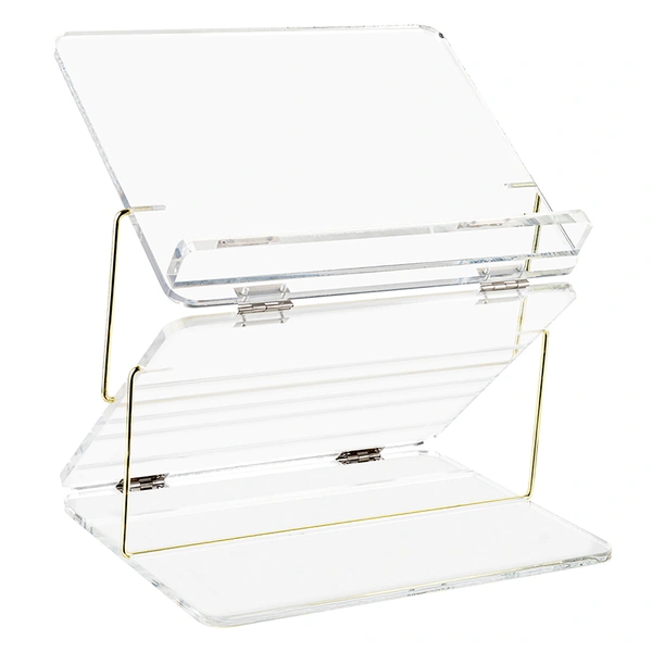 折りたたみ式本棚テーブルトップルーサイトシュテンダースタンディングアクリルブックスタンド