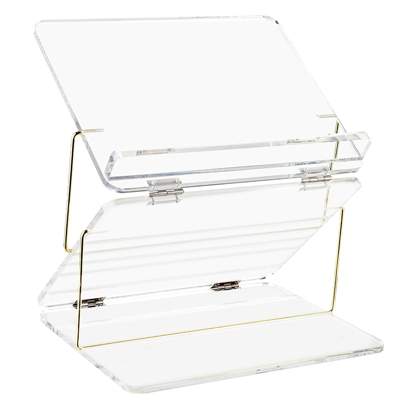 折りたたみ式本棚テーブルトップルーサイトシュテンダースタンディングアクリルブックスタンド