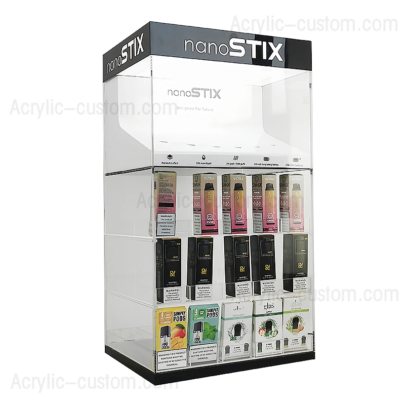 vapeディスプレイ-vapeパッケージディスプレイキャビネット