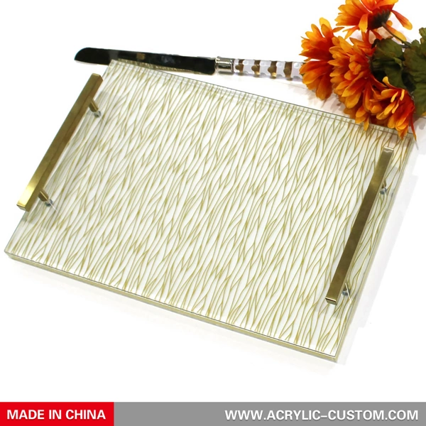 Challah Board Acrylic Tray - Lucite Challah Board