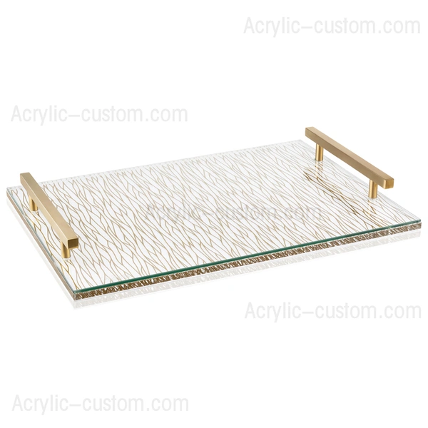 Challah Board Acrylic Tray - Lucite Challah Board