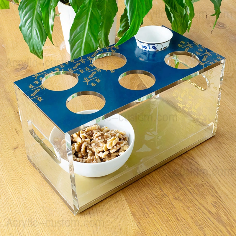 Arabic Coffee Cup Tray Holder - Acrylic Pattern Trays