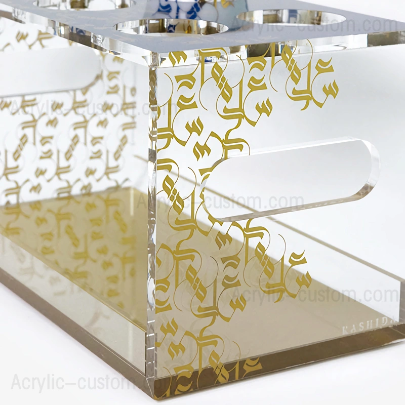 Arabic Coffee Cup Tray Holder - Acrylic Pattern Trays