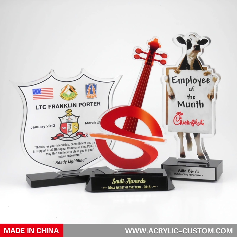 カスタム形状のアクリル賞の盾-ルーサイト賞