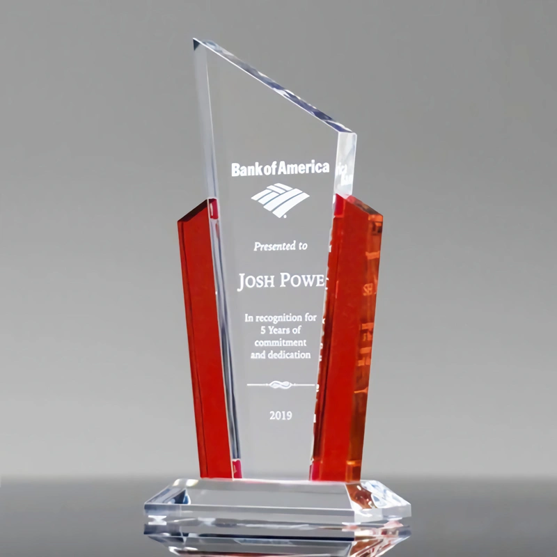 カスタムロゴクリスタルアクリル賞-ルーサイト賞