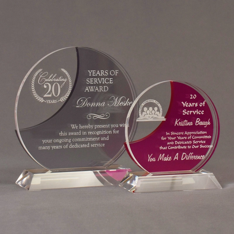 刻まれたアクリルプラーク-アクリル賞とプラーク