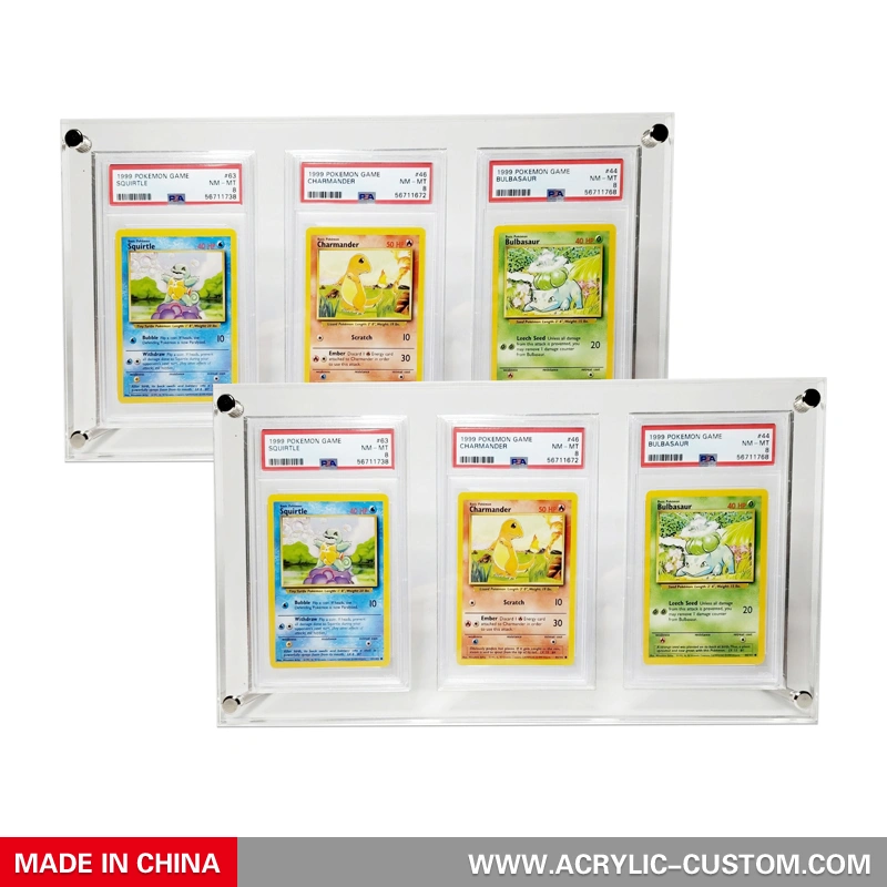 Graded Trading Card Frame - Acrylic Card Holder