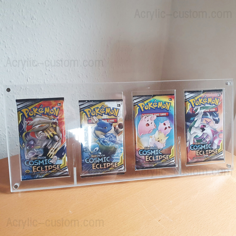 Support Pour Cartes à Collectionner En Acrylique Transparent – Présentoir Bureau 20x16x6 Cm – Pour Cartes De Sport, Jeux - 9