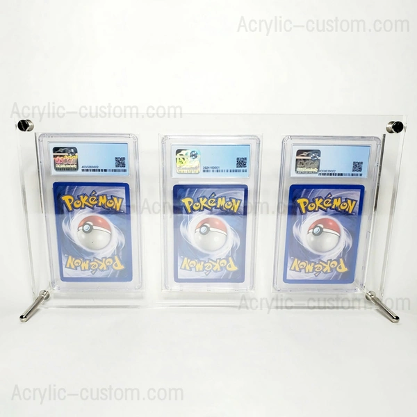 PSA Trading Card Black Frame - Acrylic Trading Card Holder Display
