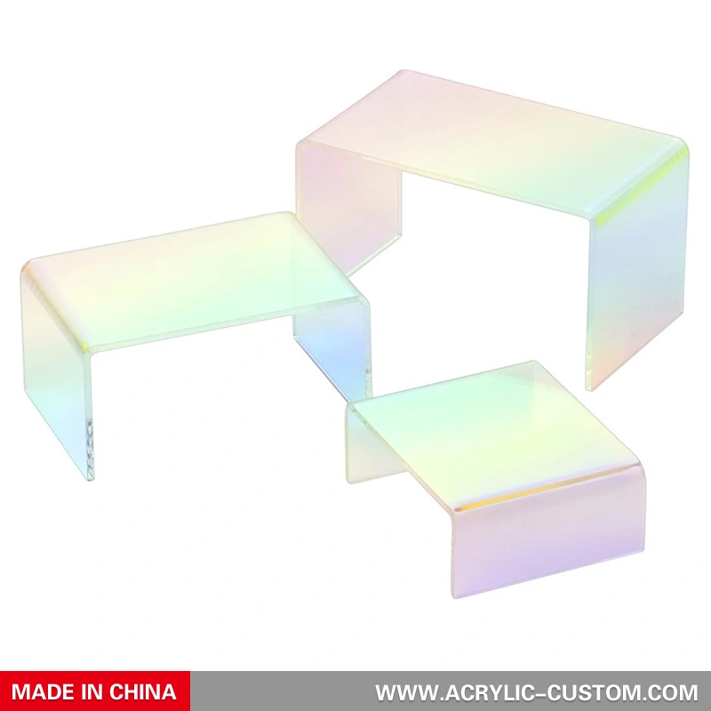 アクリルライザーディスプレイシェルフ - 虹色のアクリルライザースタンド