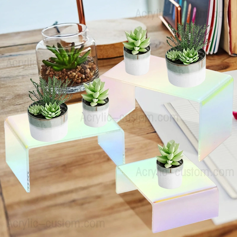 アクリルライザーディスプレイシェルフ - 虹色のアクリルライザースタンド