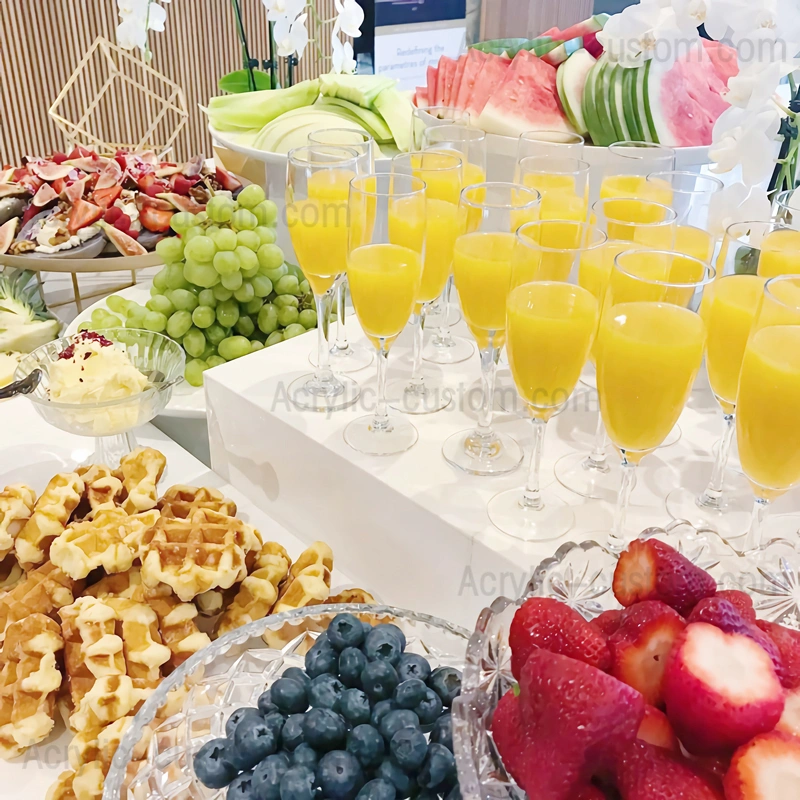 アクリル ライザー セット - 黒アクリル ディスプレイ ライザー