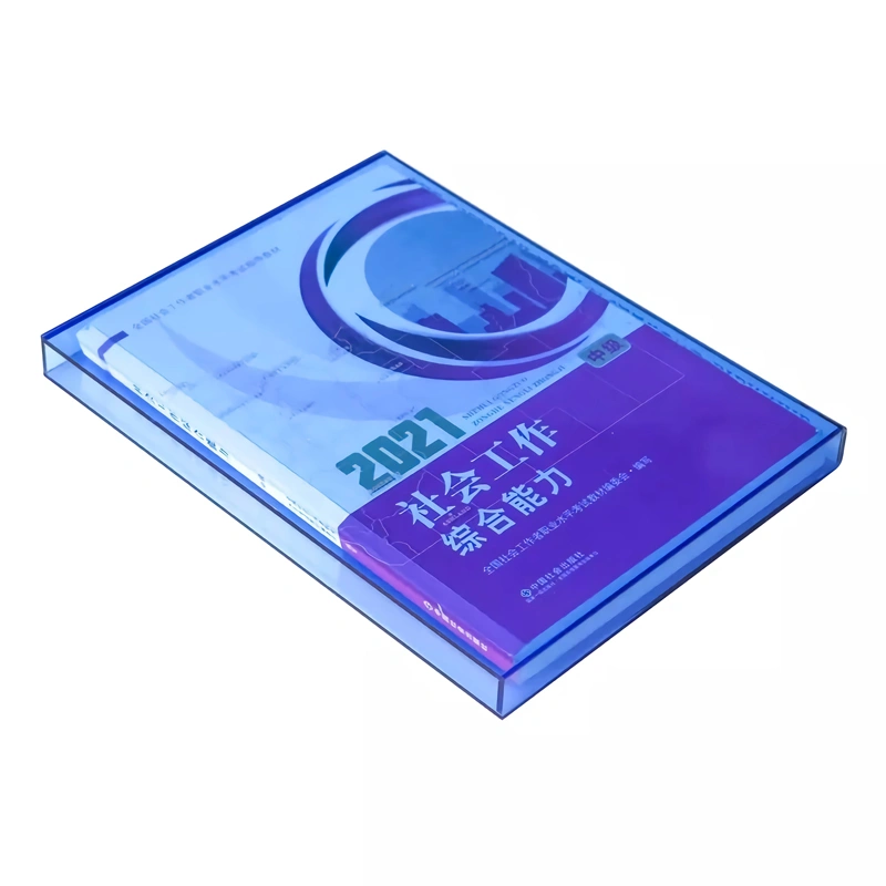 カスタムブックスリップケース - アクリルマガジンスリップケース