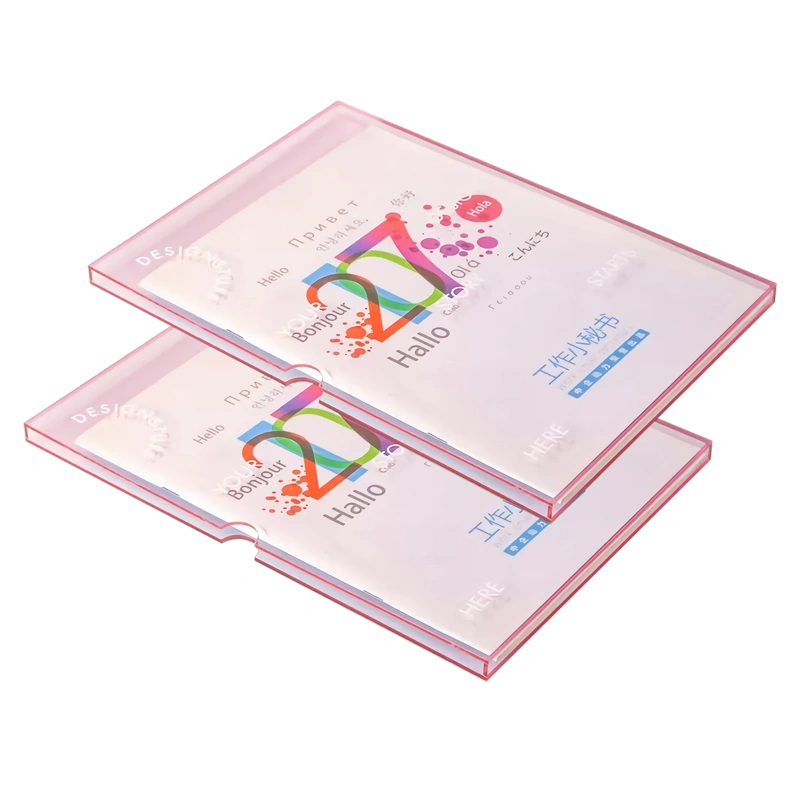 スリップケースブックカバー - アクリルブックスリップケース