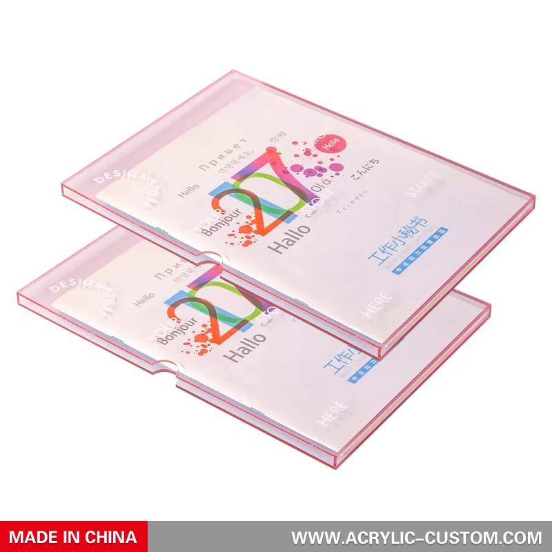 スリップケースブックカバー - アクリルブックスリップケース