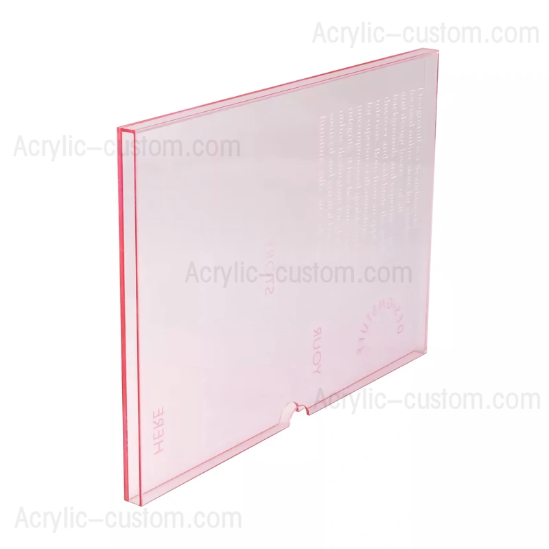 スリップケースブックカバー - アクリルブックスリップケース