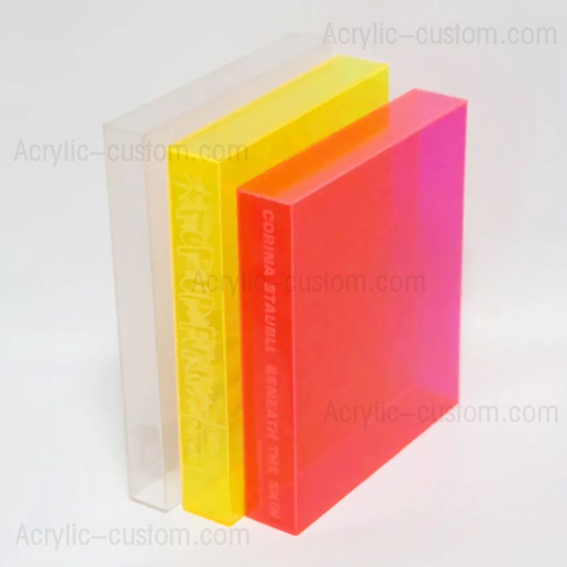 ネオンブックスリップケース - アクリルブックスリップケースカバー