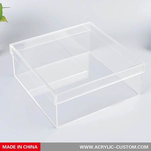 Clear Acrylic Box with Lid - Acrylic Square Boxes