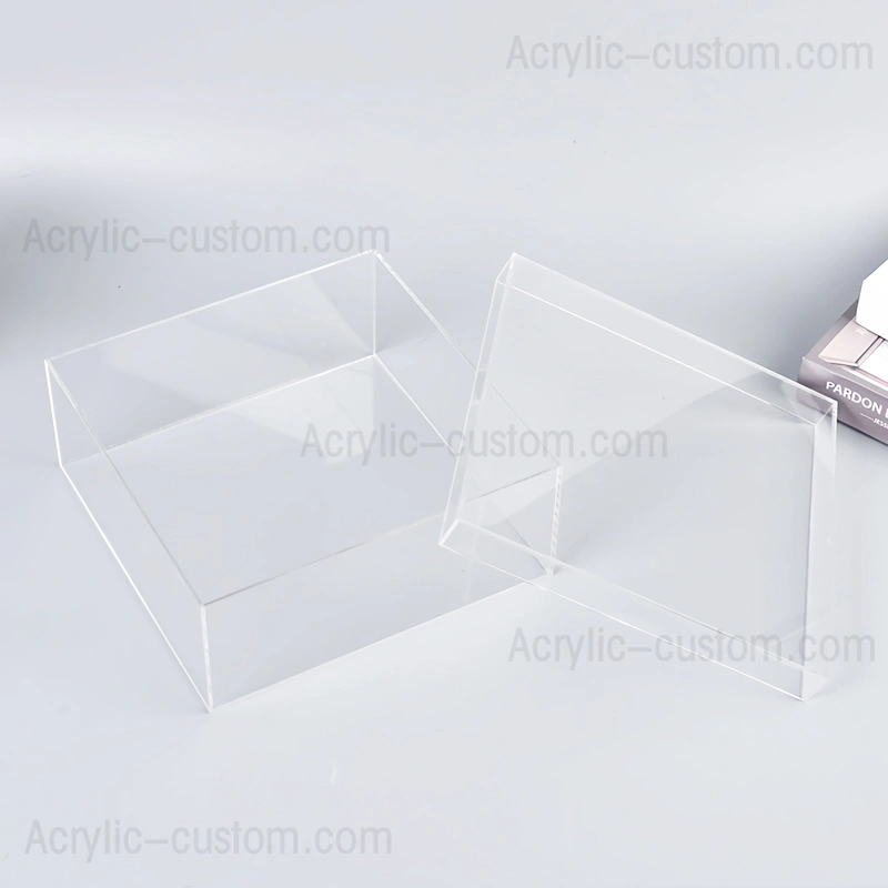 Boîte acrylique transparente avec couvercle articulé Fabricants,  Fournisseurs - Boîte acrylique transparente personnalisée avec couvercle  articulé en gros - Yageli