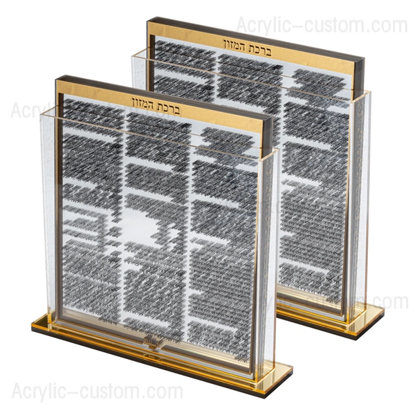porte-bencheur - ensemble de cartes de banc luxueuses en lucite