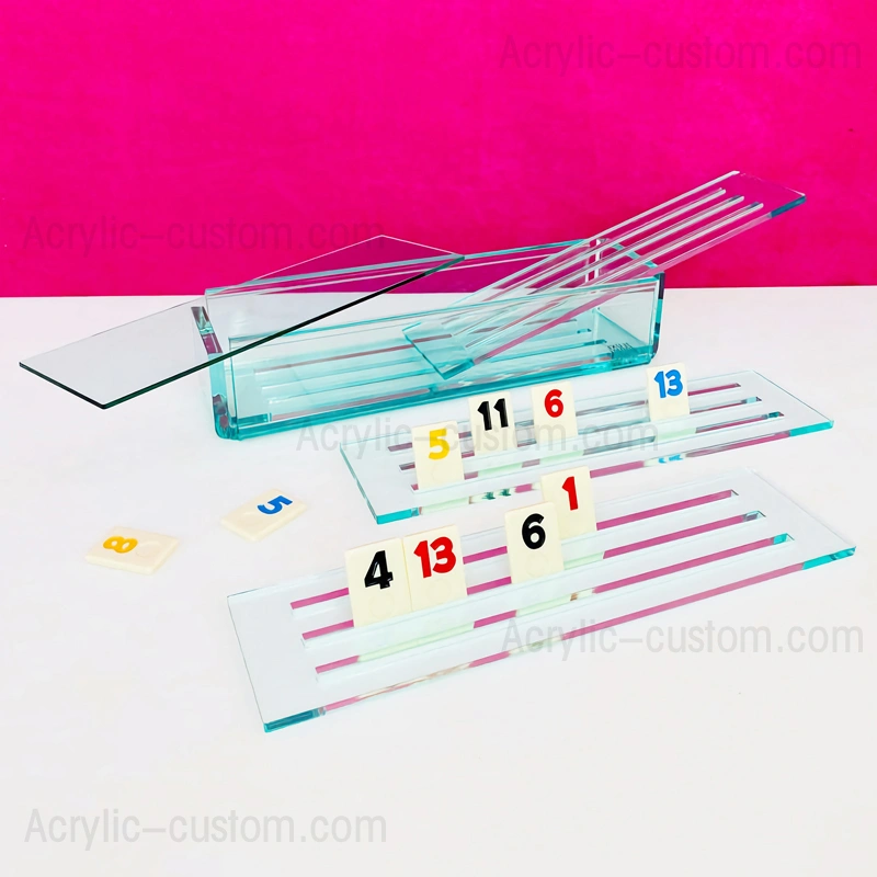 Роскошный игровой набор рамми - акриловая игра с плиткой рамми