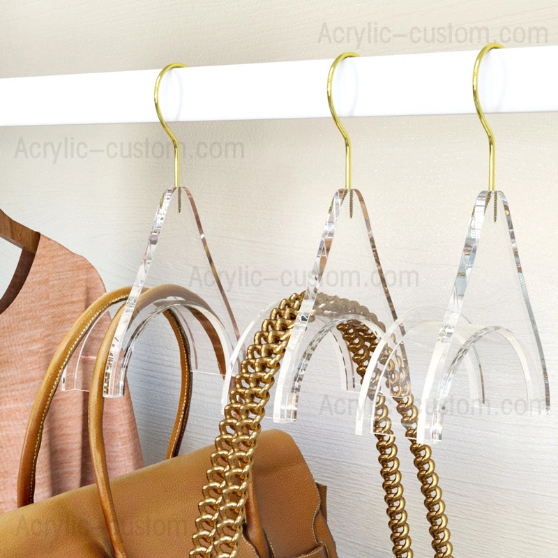 ルーサイト バッグ ハンガー フック - アクリル製ハンドバッグ ハンガー