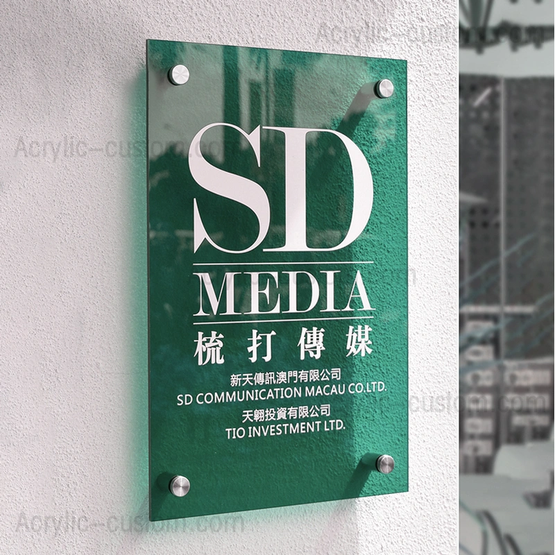 Acrylic Business Sign - Acrylic Wall Sign Boards
