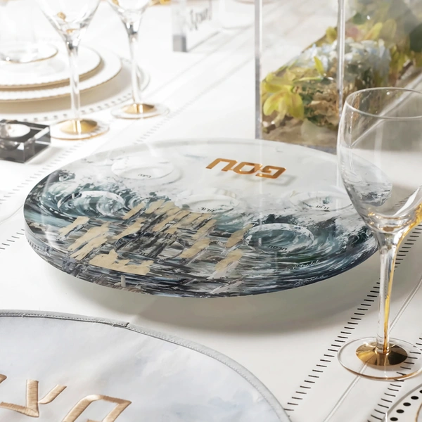 ルーサイト セダー プレート - ラウンド塗装セダー プレート