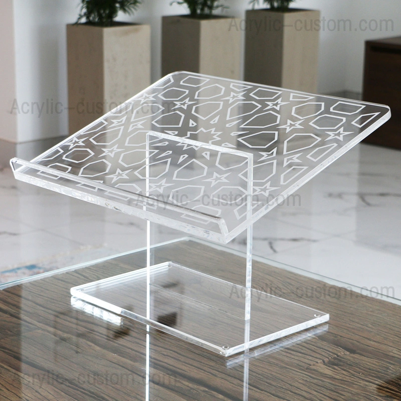 Book reading stand acrylic book stand holder