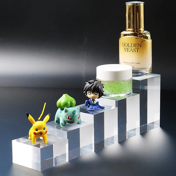 クリア研磨スタンピング ブロック - アクリル ディスプレイ ブロック